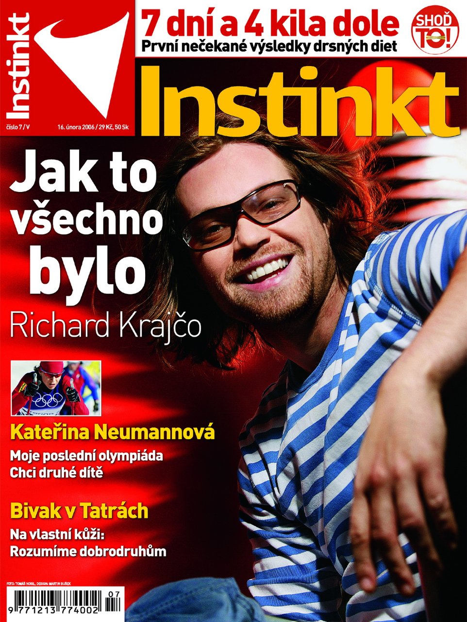 Obálka časopisu Instinkt Richard Krajčo