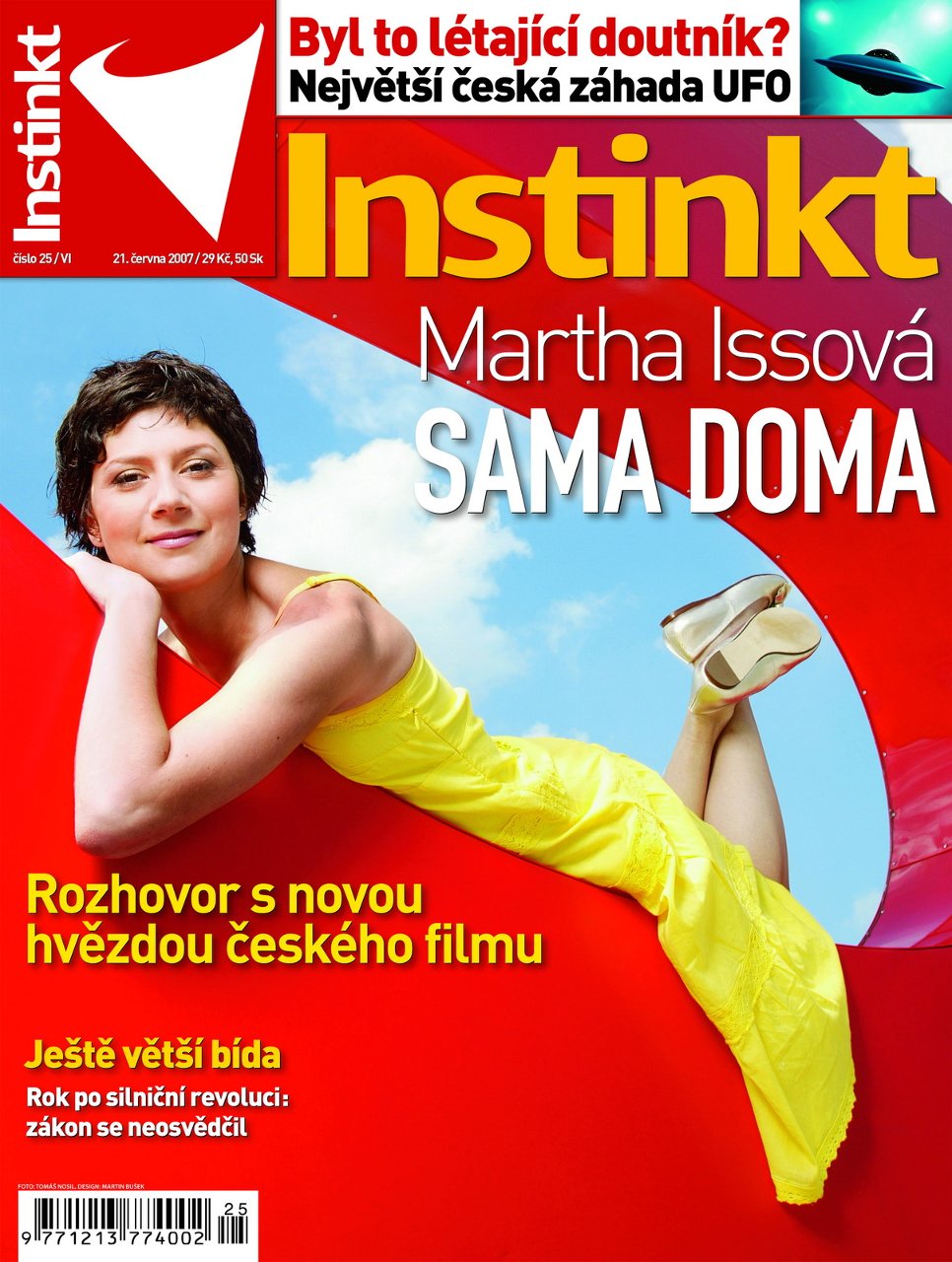 Obálka časopisu Instinkt Martha Issová