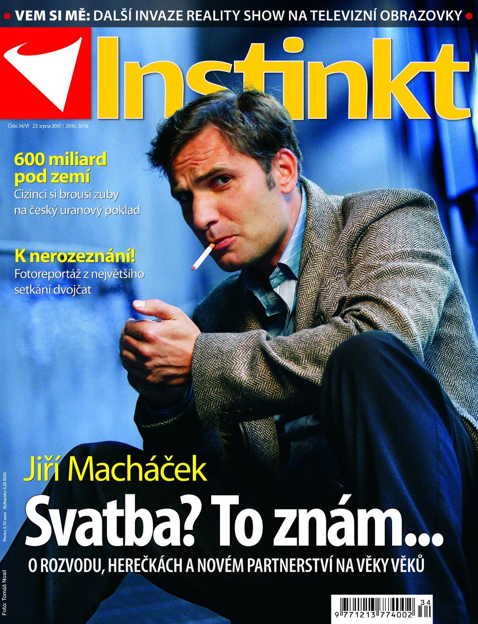 Obálka časopisu Instinkt